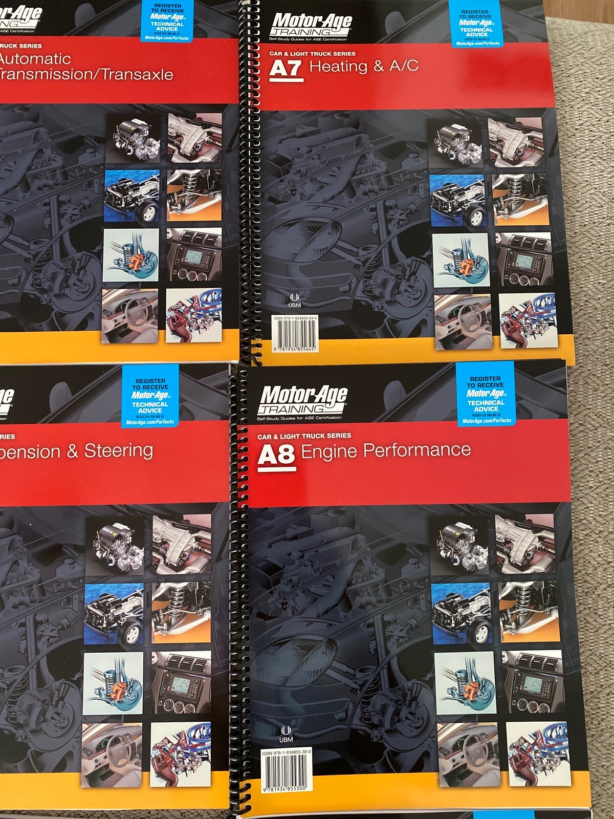 Motor Age Training – A1-A9 Car and Light Truck Study Guide Set – ASE Test Prep