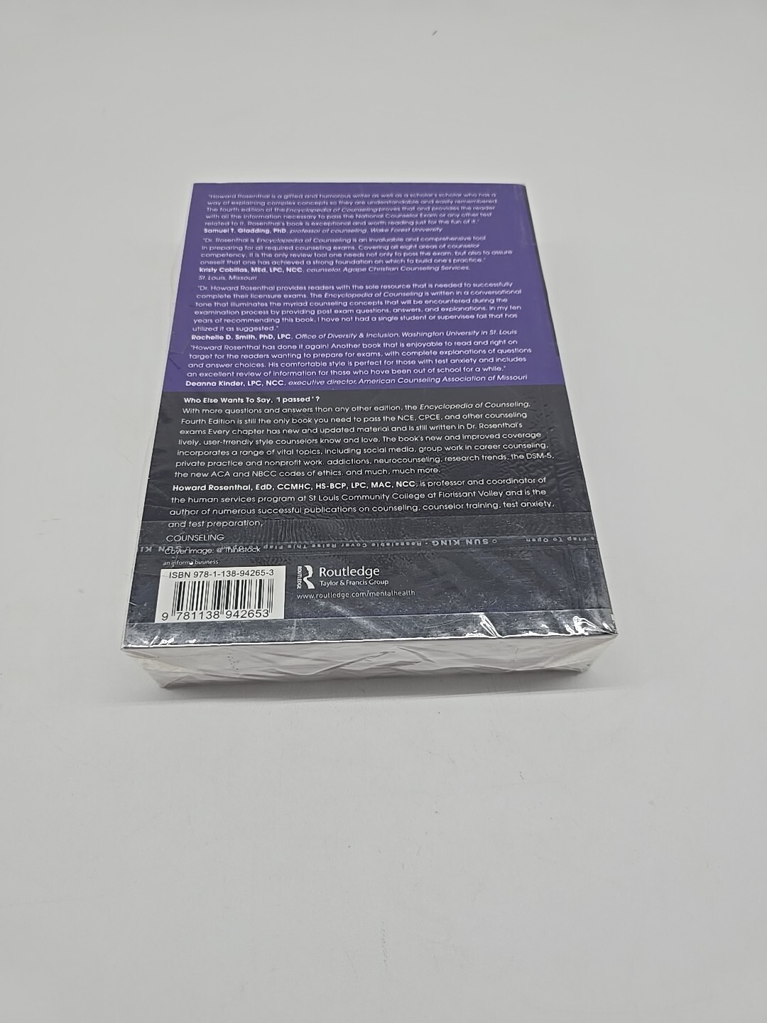Encyclopedia of Counseling : Master Review and Tutorial for the National…