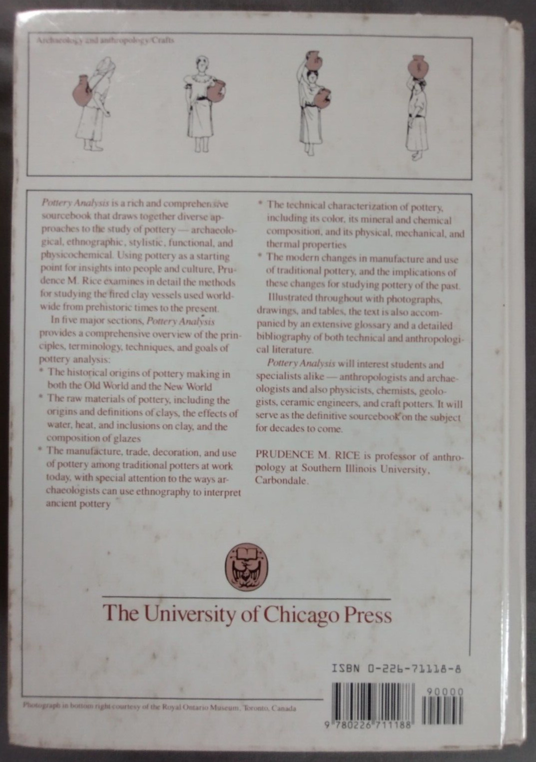 Pottery Analysis : A Sourcebook by Prudence M. Rice (1987, Hardcover)