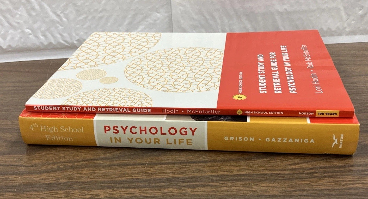 LOT Psychology in Your Life 4e 4th Ed Grison Gazzaniga Student HB & Study Guide